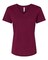 BELLA + CANVAS Women’s Jersey Slim Fit V-Neck Short Sleeve T-Shirt for Feminine Style & Custom Print Tee